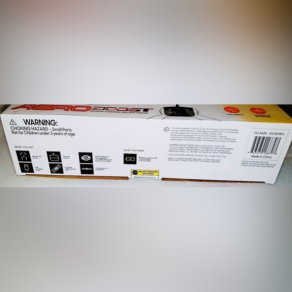 Sharper Image Toy RC Aeroboost Racing Drone NIP - Picture 12 of 12